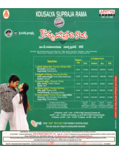 Kousalya Supraja Rama CD (2008) (Telugu) (Aditya Music) 2