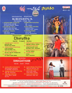 Krishna / Chirutha / Swagatam (CD) (2008) (Telugu) (Aditya Music) 2