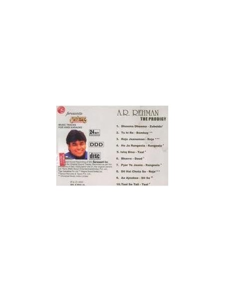 Karaoke - A.R. Rahman The Prodigy CD