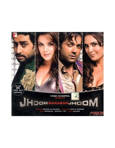 Jhoom Barabar Jhoom - 25 YRF Hit Songs (CD) (MP3) (2007) (Bollywood)