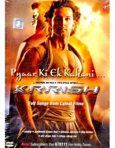 Krrish - Full Songs & Other Hits (DVD) (Bollywood) (T-Series)