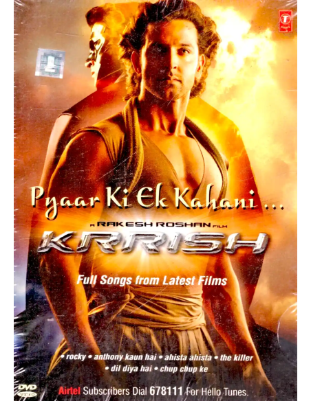 Krrish - Full Songs & Other Hits (DVD) (Bollywood) (T-Series)