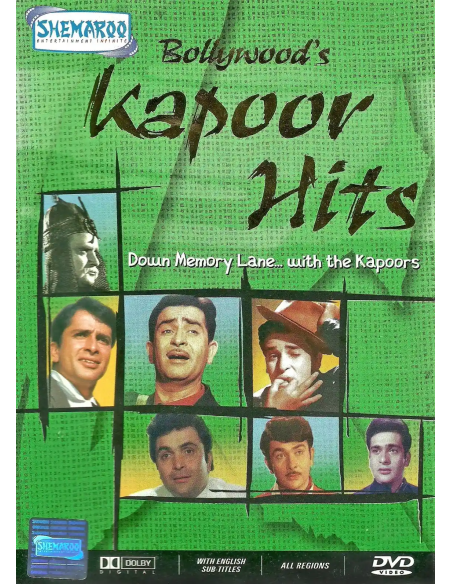 Bollywood's Kapoor Hits DVD (Shemaroo)