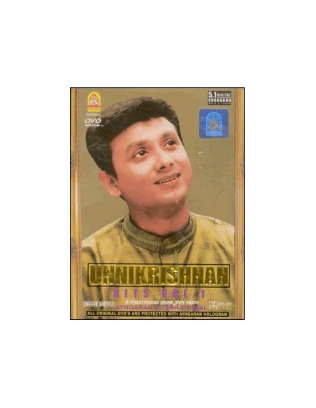 Unnikrishnan Hits Vol. 1 DVD