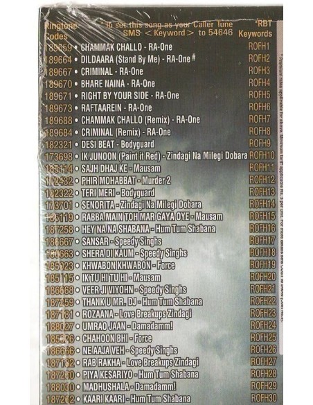Ra.One Full Songs & Other Hits DVD