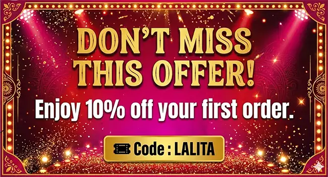 Enjoy 10% off your first order with code LALITA.