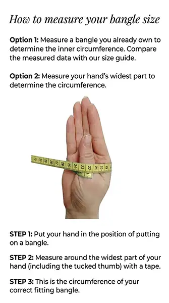 Comment mesurer la taille de votre bracelet jonc ?