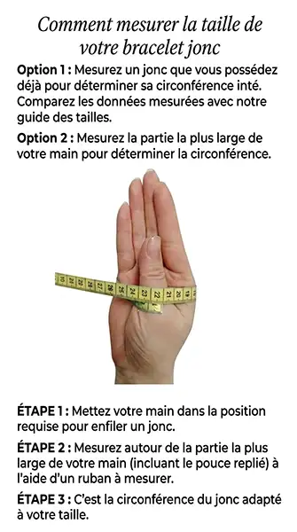 Comment mesurer la taille de votre bracelet jonc ?